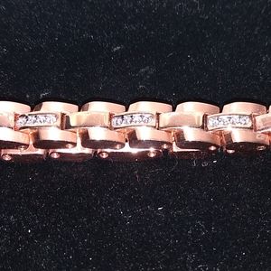 Citizens rose gold tone tennis bracelet
